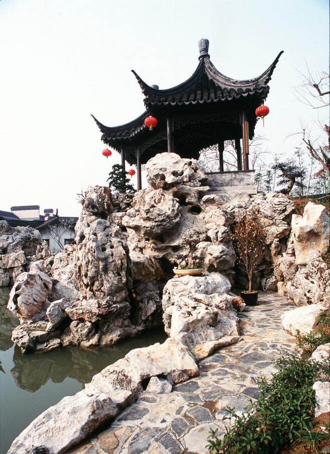 中国风亭台楼阁图片