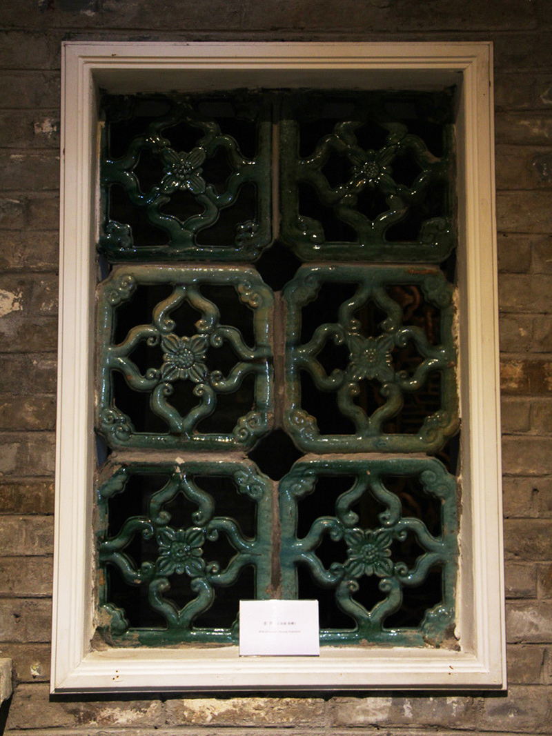 中式陶瓷窗格窗户