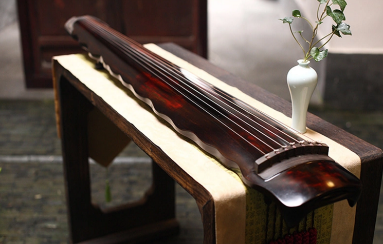 落霞式古琴,时尚古典中国风民族乐器