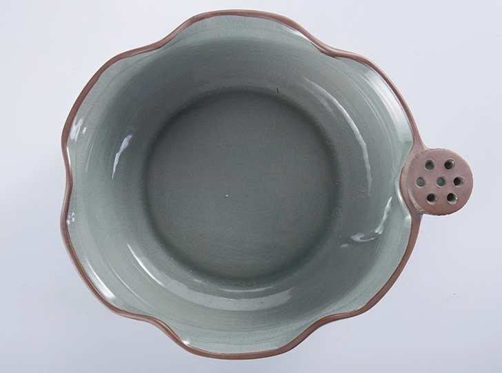 简单大气造型独特的复古茶洗水盂