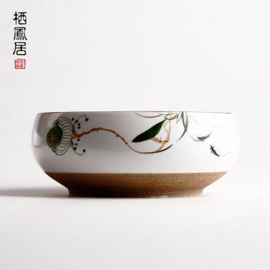 陶瓷手绘水盂