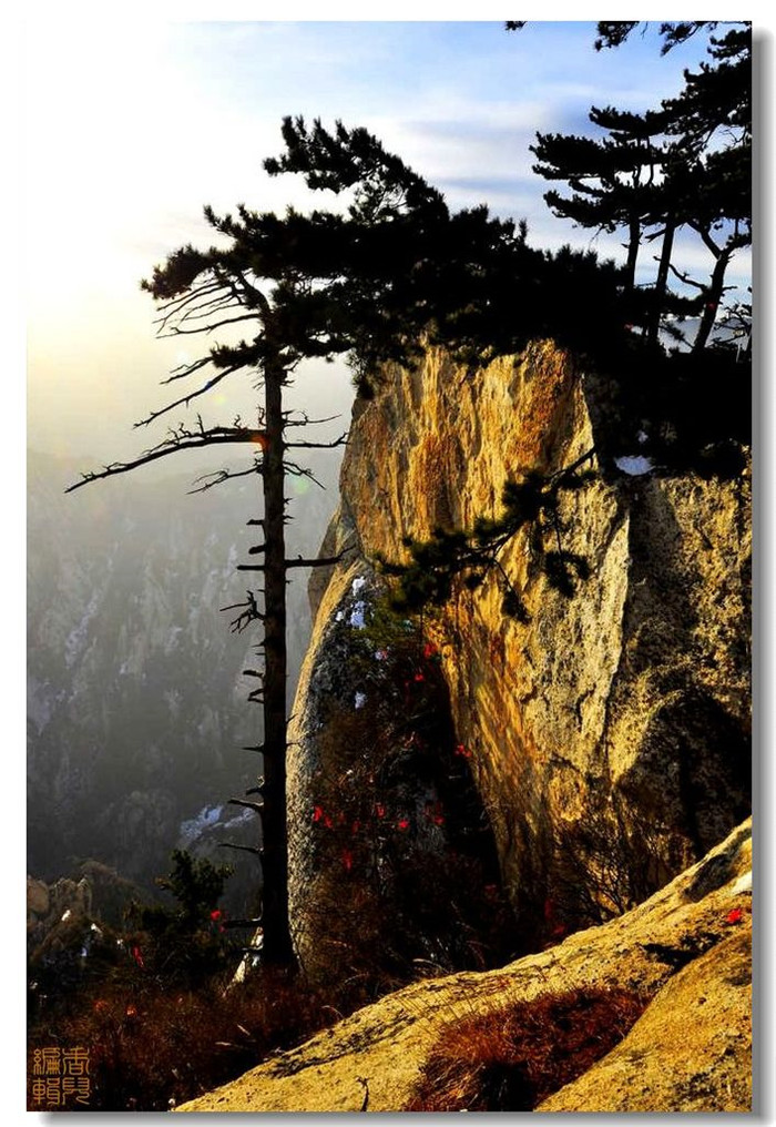 雄伟华山风景摄影欣赏